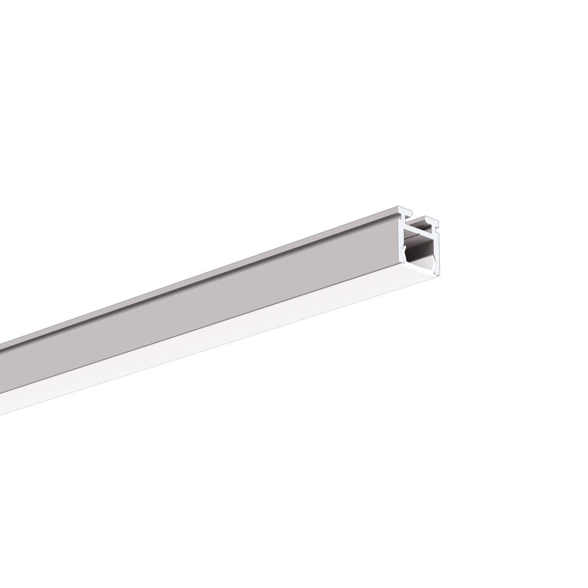 Profil aluminiu bandă LED PIKO-ZM, argintiu anodizat
