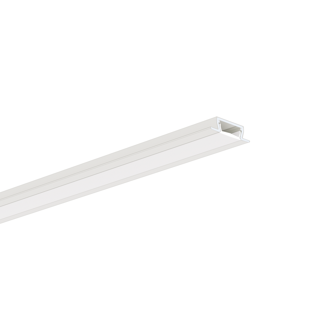 Profil aluminiu bandă LED MICRO-NK, alb vopsit