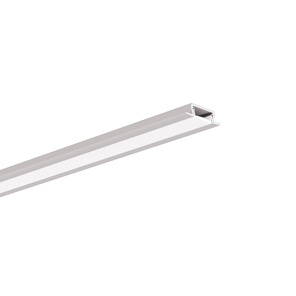 Profil aluminiu bandă LED MICRO-NK, argintiu anodizat