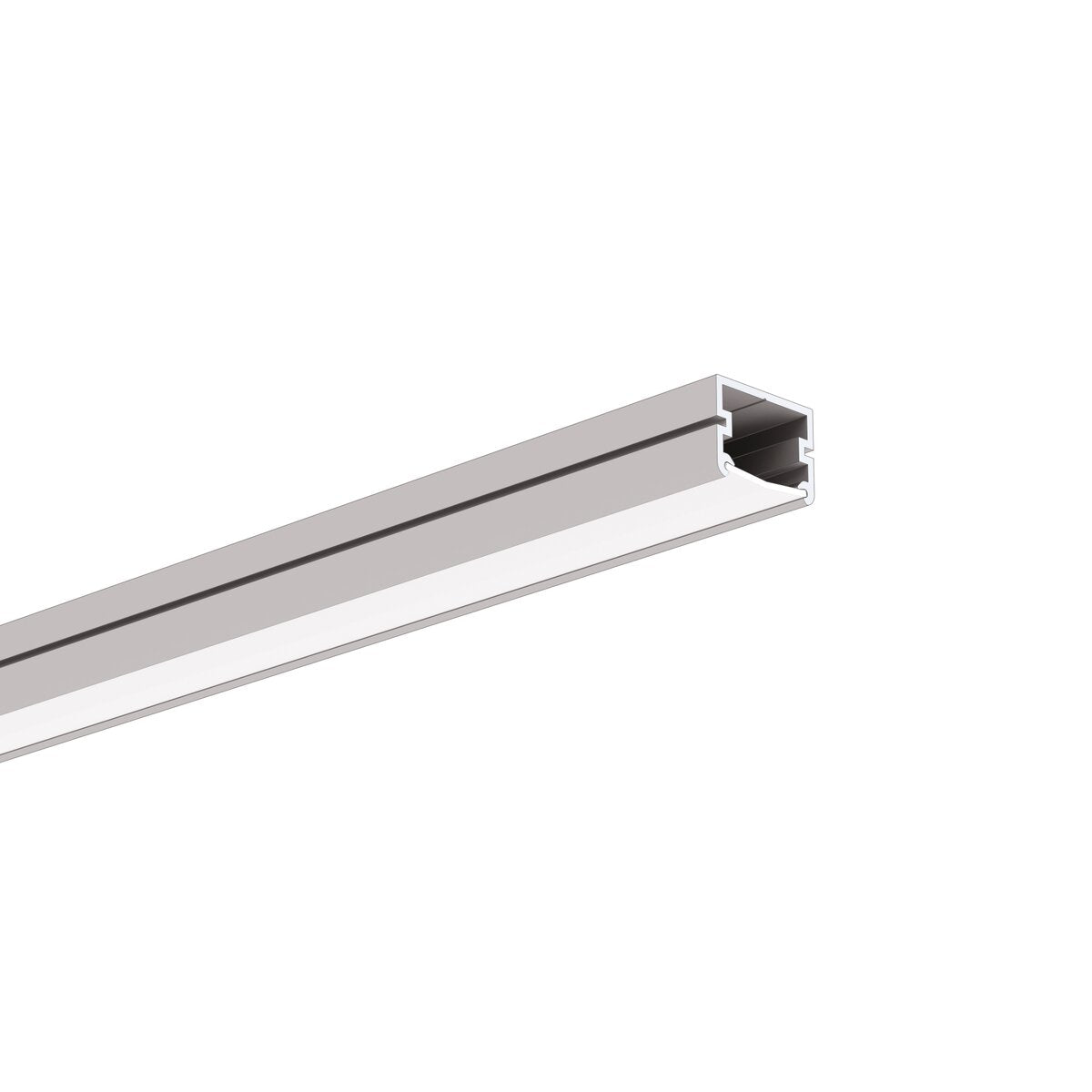 Profil aluminiu bandă LED TAPO, argintiu anodizat