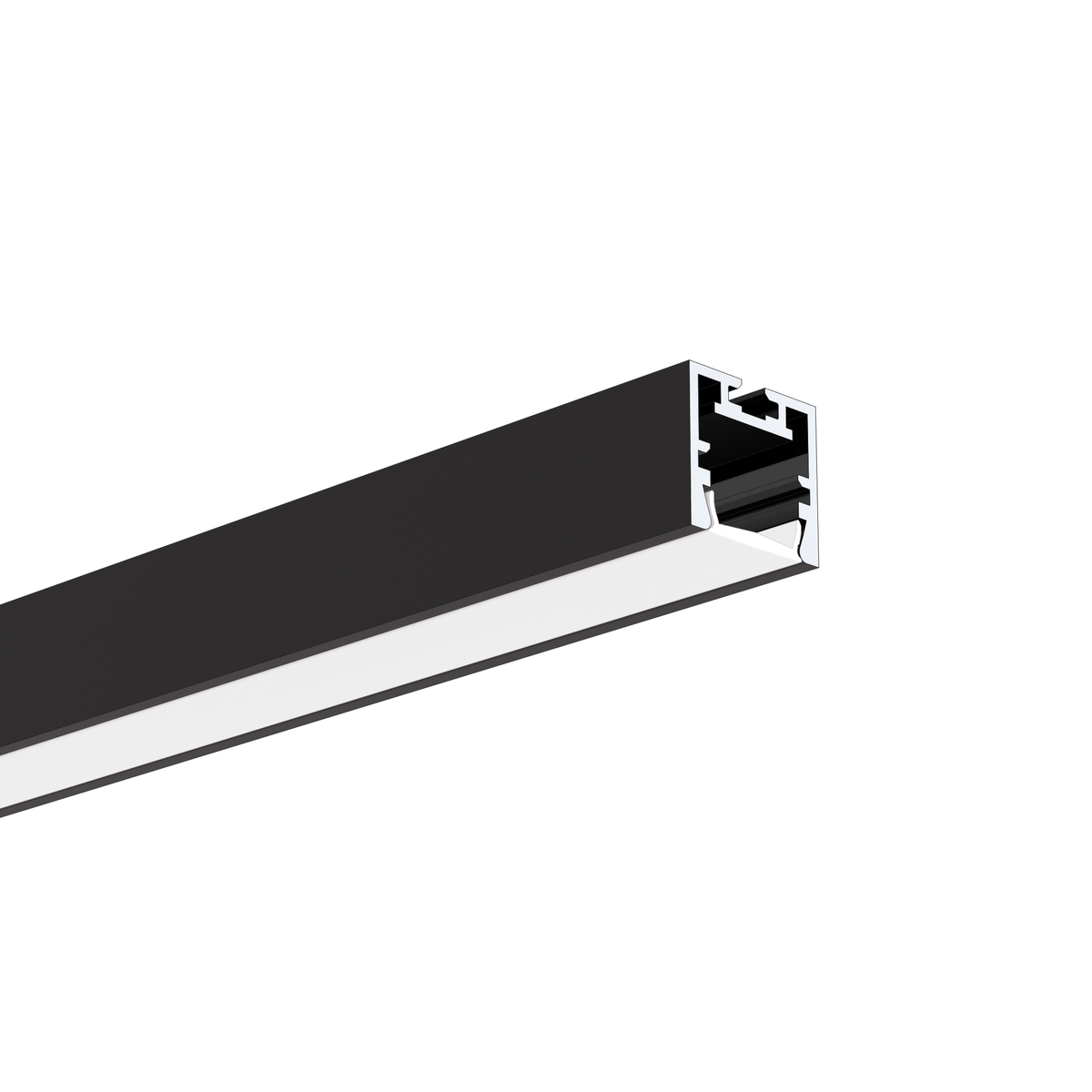 Profil aluminiu bandă LED PDS-ZM-PLUS, negru anodizat