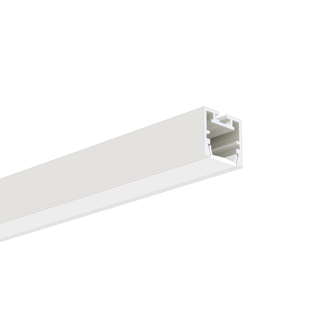 Profil aluminiu bandă LED PDS-ZM-PLUS, alb vopsit