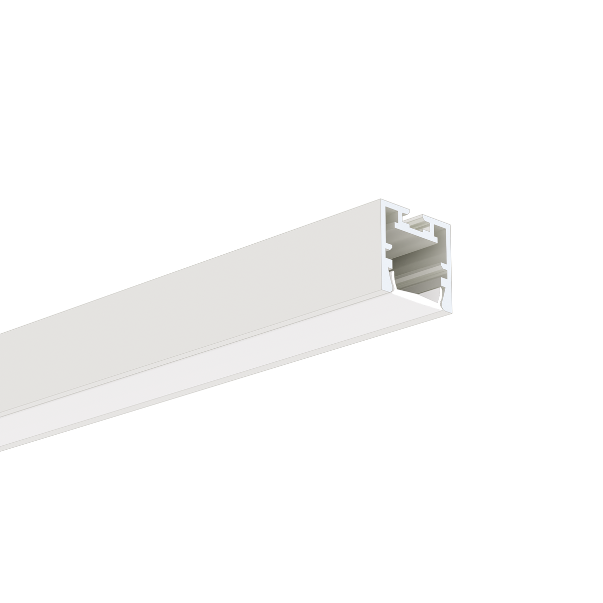 Profil aluminiu bandă LED PDS-ZM-PLUS, alb vopsit