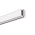 Profil aluminiu bandă LED GIZA-DUO-LL, argintiu anodizat