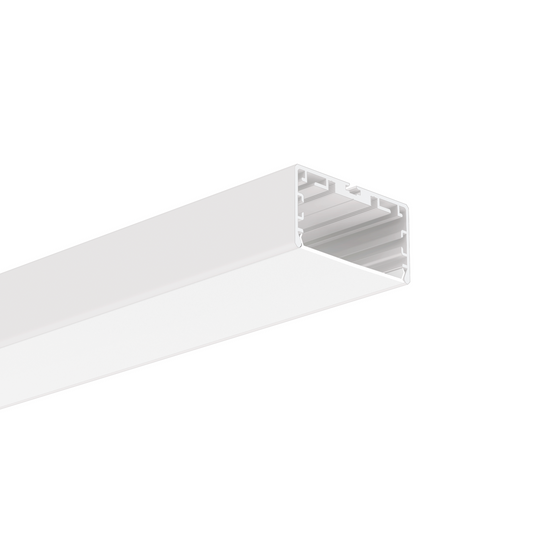 Profil aluminiu bandă LED LIPOD-50, alb vopsit