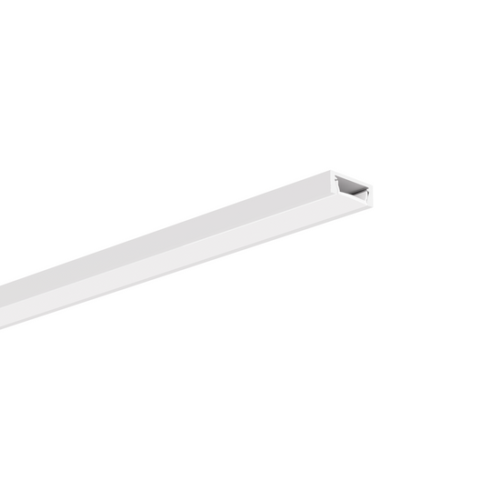Profil aluminiu bandă LED MICRO-PLUS, alb vopsit