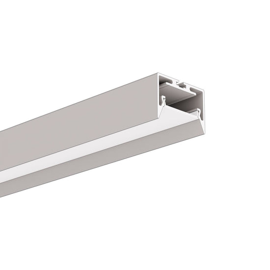 Profil aluminiu bandă LED GIZA-LL-ZMG, argintiu anodizat