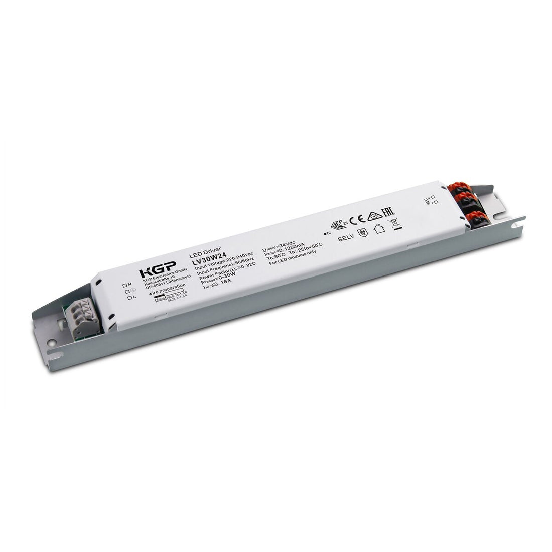 Sursă alimentare LED 24V IP20, 30–60 W, on/off