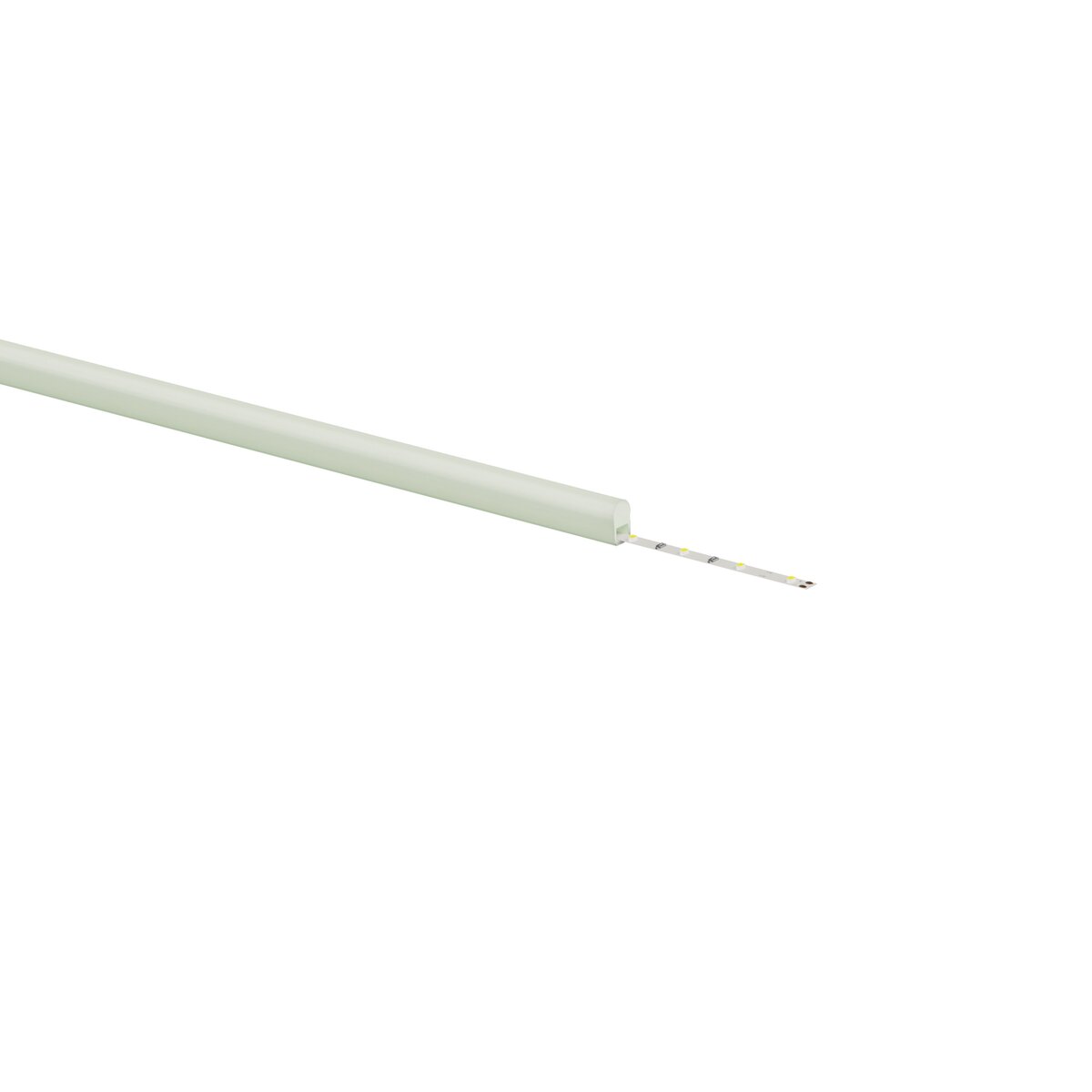 Aplicație bandă LED în manșon colorat 24V 4,8 W/m, 208 LED/m, IP65, 5×9 mm