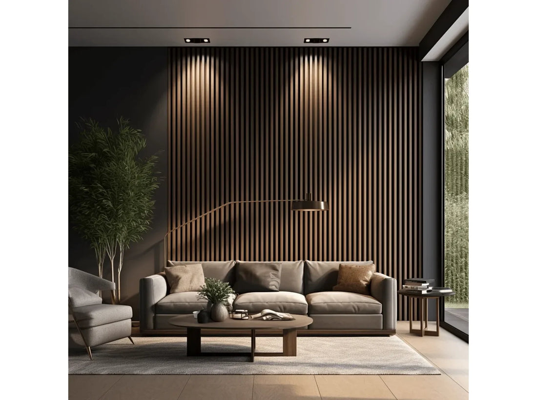 Riflaj decorativ Stretto L0104 Dark Oak