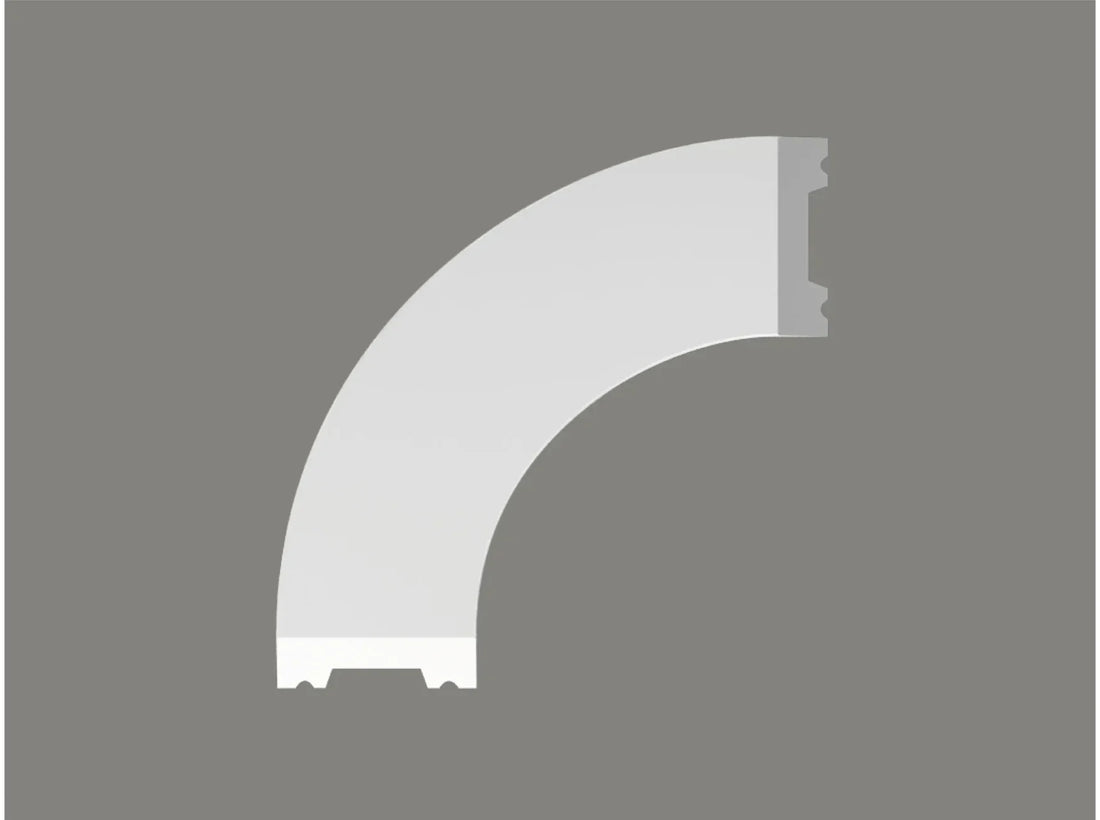 Coltar din polimer rigid MD011-10 - 10x10x1 cm - Decorevo