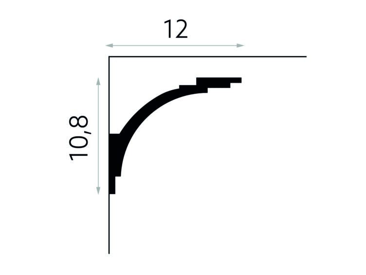 PROFIL BANDA LED MD105 - 200 x 10.8 x 12 cm