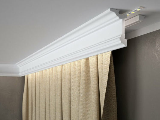 CORNISA POLIMER RIGID MD137 - 200 x 9.6 x 5.5 cm - Decorevo