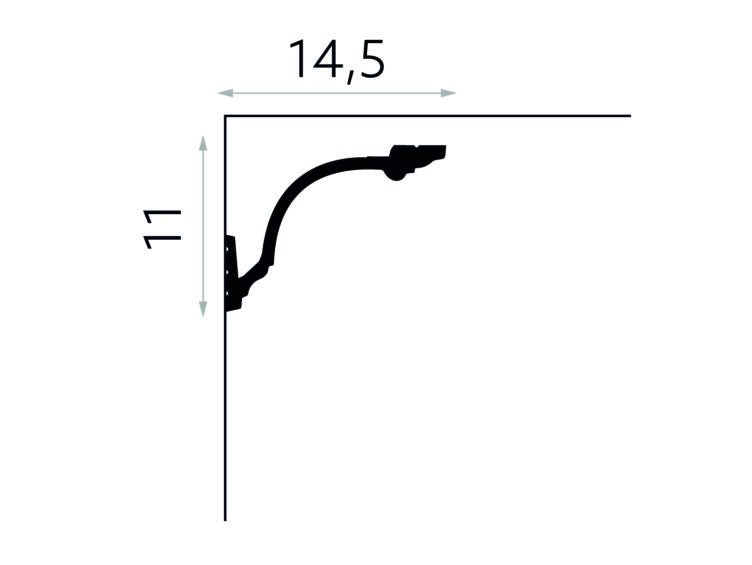 PROFIL BANDA LED MD156 - 200 x 11 x 14.5 cm