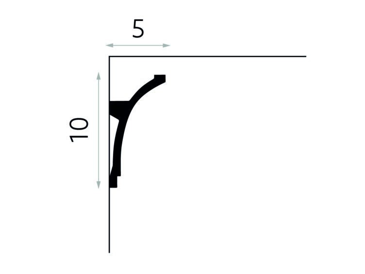 PROFIL BANDA LED MDB100 - 200 x 10 x 2.7 cm