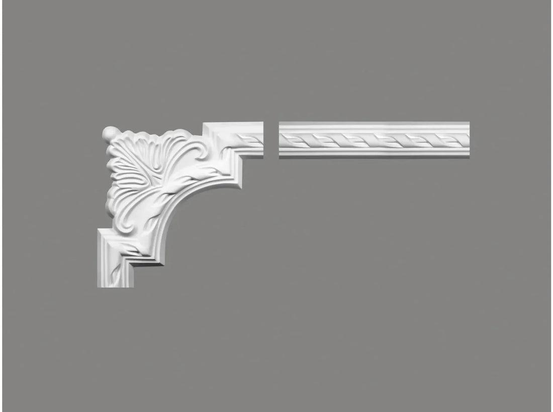 Coltar din poliuretan MDC252-11 - 24x24x1.9 cm - Decorevo