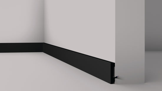 PLINTA NEAGRA POLIMER DUR FT2 - 200 x 5.8 x 1.3 cm - Decorevo
