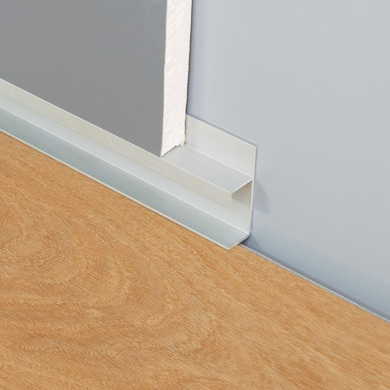 Profil shadow gap cu LED plano PPS130 aluminiu argintiu