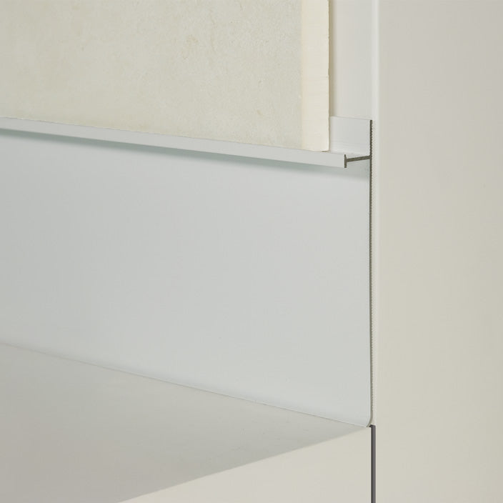 Plintă shadow gap plano PS 100 mm alb mat