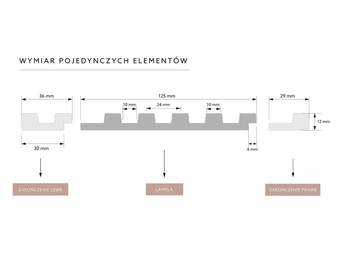 Riflaj decorativ Stretto L0106 Classic Oak