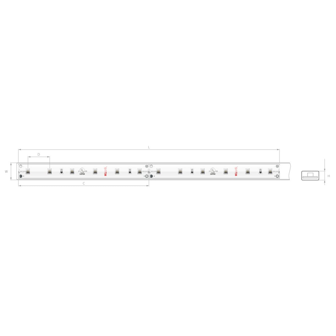 Bandă LED albastră 24V 4,8 W/m, 60 LED/m, IP65, 10×4 mm