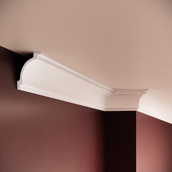 Cornisa decorativa din polimer rigid C12 - 5x7x200 cm - Decorevo