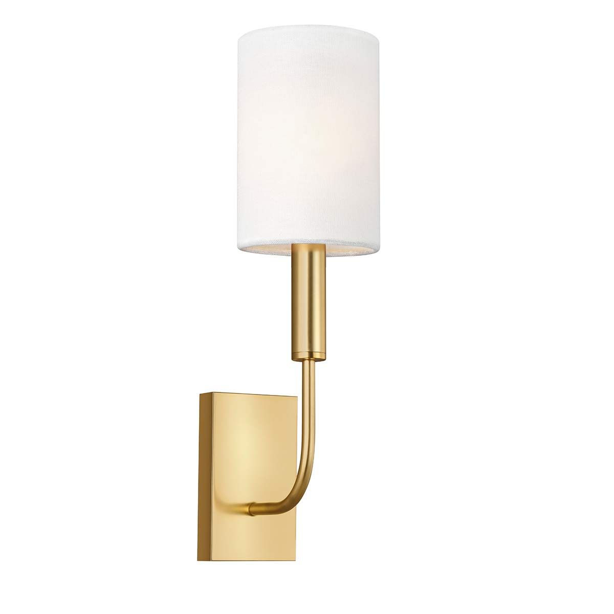 Aplică de perete Brianna – Design minimalist clasic, Finisaj Burnished Brass