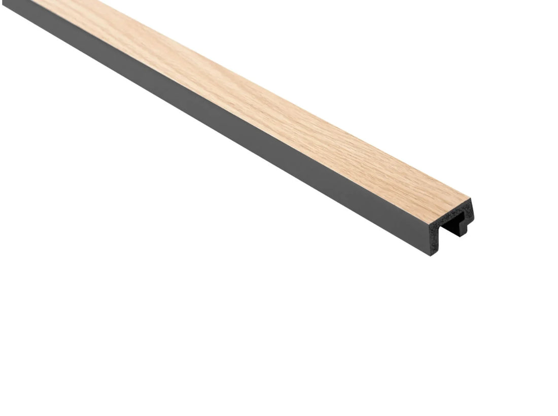 Terminație stânga pentru riflaj decorativ Largo L0302L Light Oak