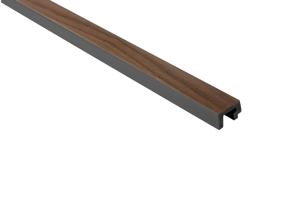 Terminație stânga pentru riflaj decorativ Largo L0304L Dark Oak