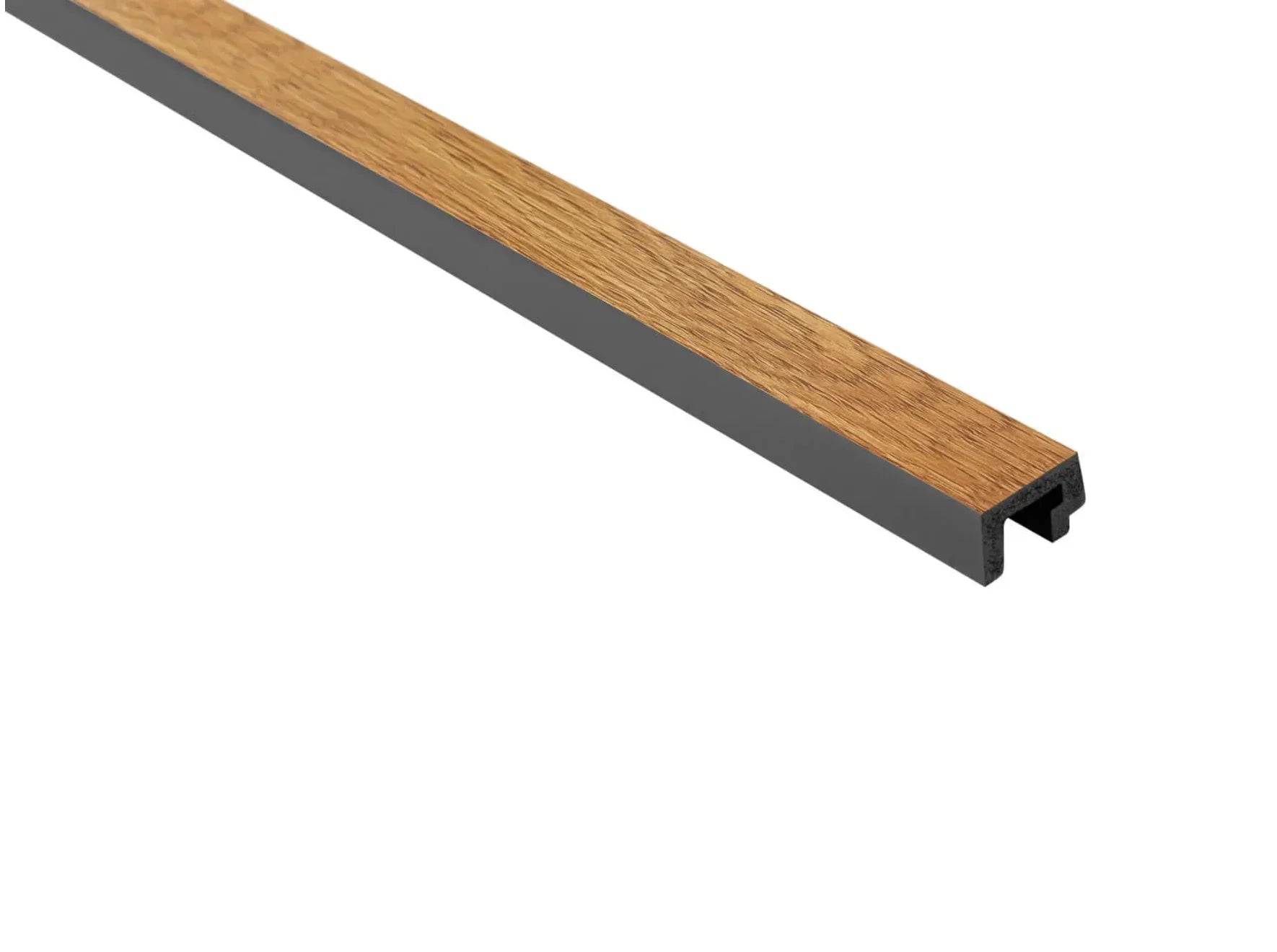 Terminație stânga pentru riflaj decorativ Largo L0305L Natural Oak