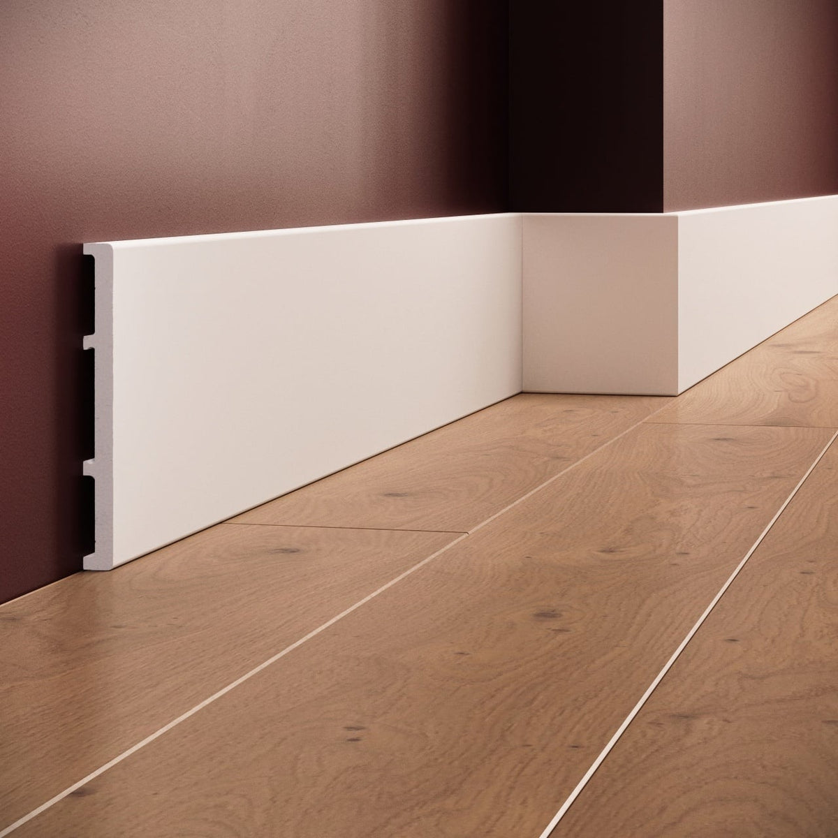 Plinta decorativa din polimer rigid S23 - 13x1.2x200 cm - Decorevo