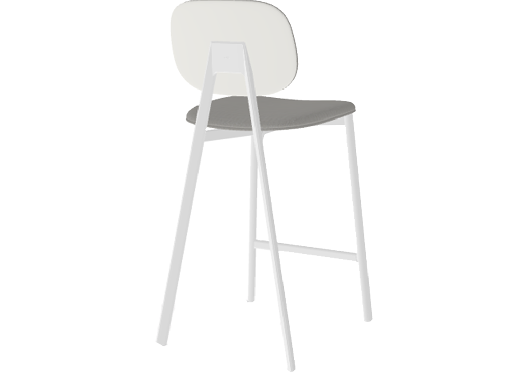 Scaun din polipropilenă/tapițat TATA6