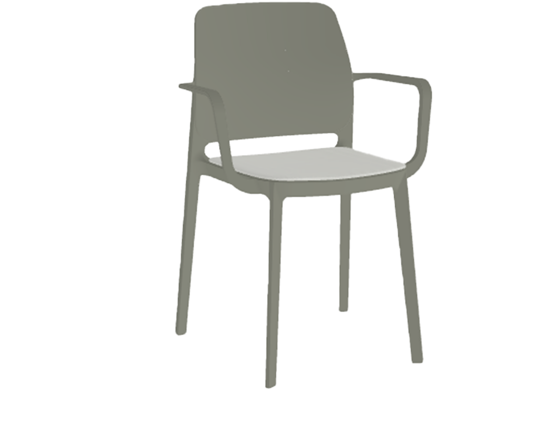 Scaun cu șezut și cotiere TIPA