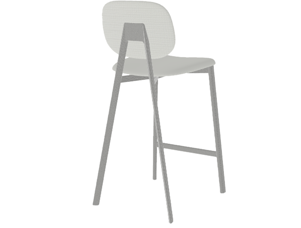 Scaun de bar tapițat TATA6