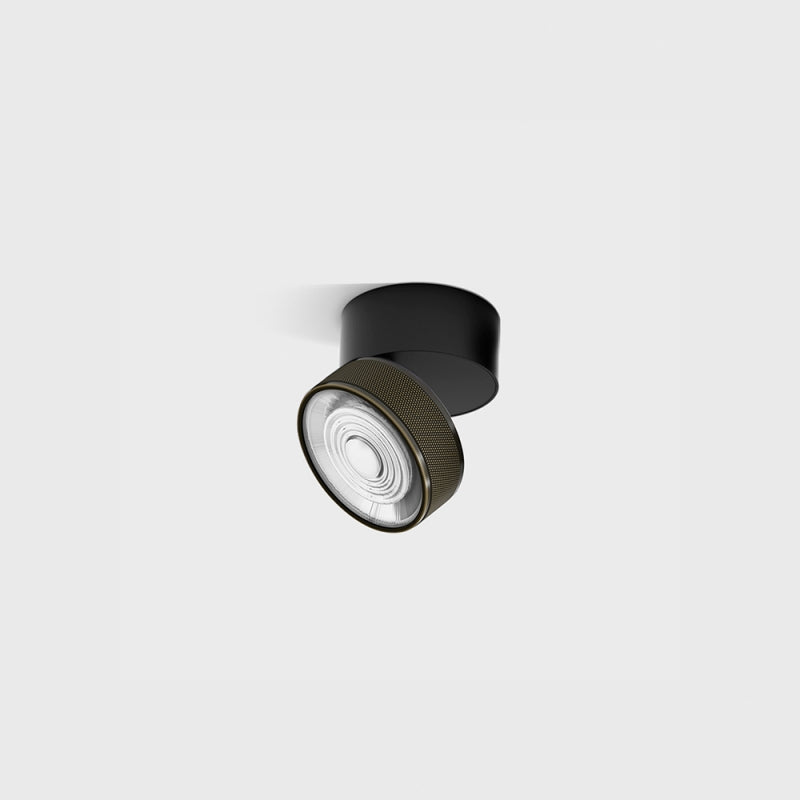 Spot LED aplicat orientabil SOL SURF MINI Negru/Bronz - Decorevo