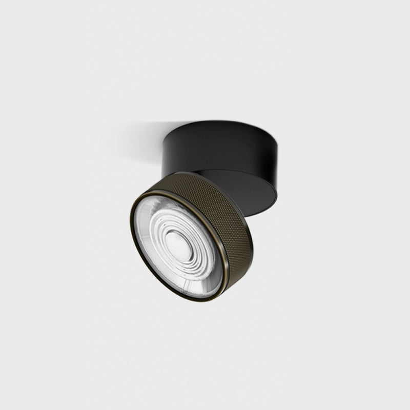 Spot LED aplicat orientabil SOL SURF Negru/Bronz - Decorevo