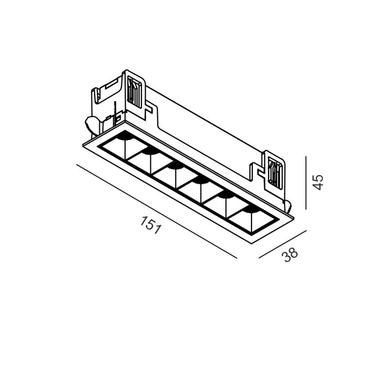 VARIO COMFORT 151 TRIMLESS - schema dimensiuni