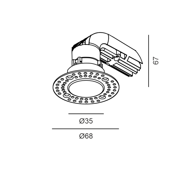 NANO R TRIMLESS - schema dimensiuni