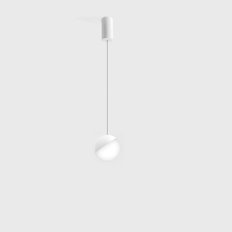 Corp de iluminat LED suspendat BALL M P – glob D100mm, H1500mm, bază aplicată, IP20