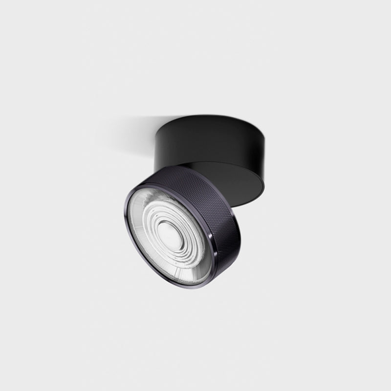 Spot LED aplicat orientabil SOL SURF Negru/Diamond Black (finisaj nou) - Decorevo