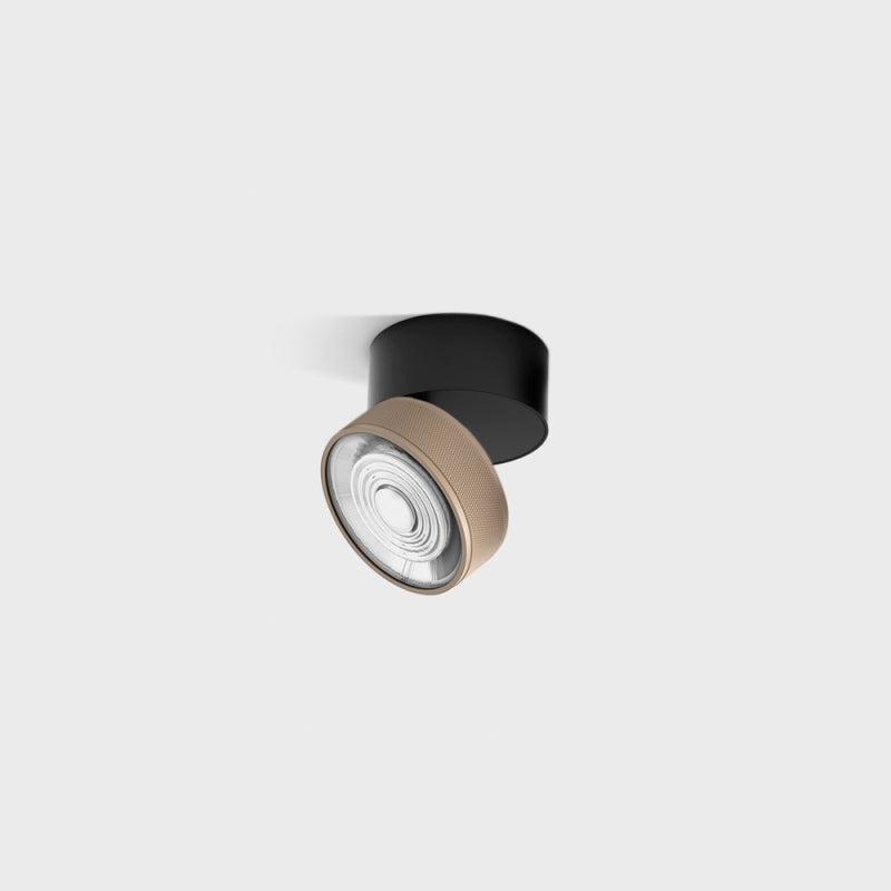 Spot LED aplicat orientabil SOL SURF MINI Negru/Sahara Bej - Decorevo