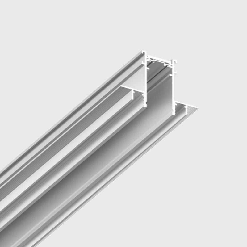 Șină LED încastrată IN LINE TRACK R – L2000/3000mm, 48V DC, IP20