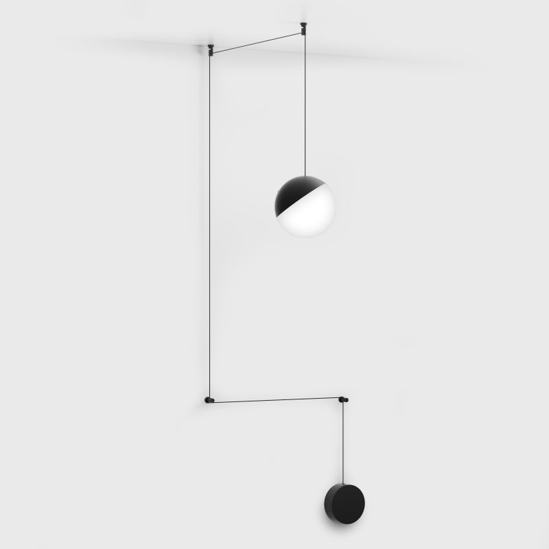 Pandantiv LED BALL L – glob D180mm, 28W, dimabil push, IP20