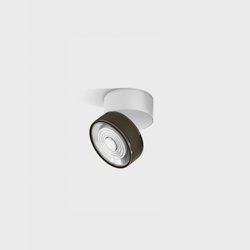 Spot LED aplicat orientabil SOL SURF MINI Alb/Bronz - Decorevo