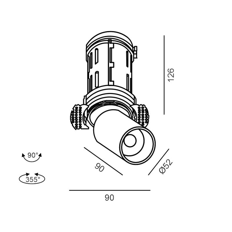 TUB M INT - schema dimensiuni