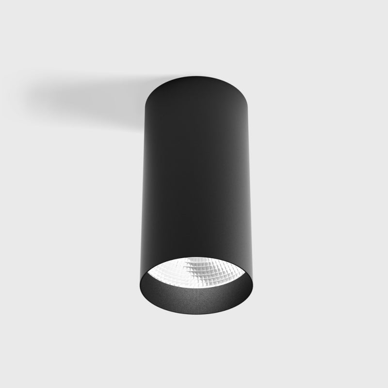 Spot LED aplicat TUB L Negru - Decorevo