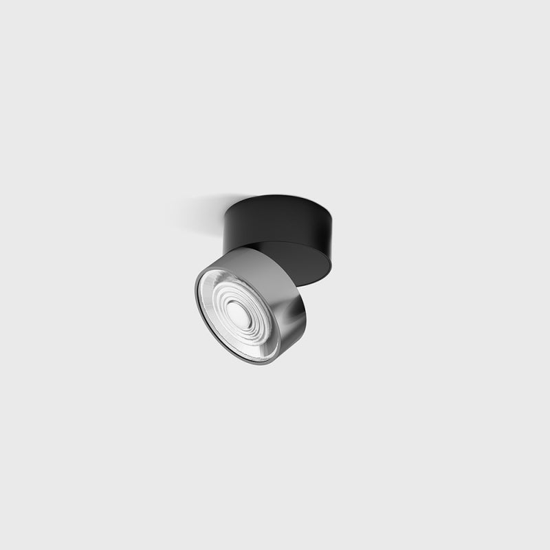 Spot LED aplicat orientabil SOL SURF MINI Negru/Crom - Decorevo