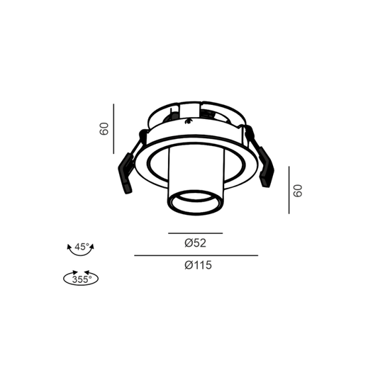 TUB M OUT - schema dimensiuni