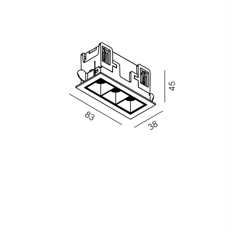 VARIO COMFORT 85 TRIMLESS - schema dimensiuni