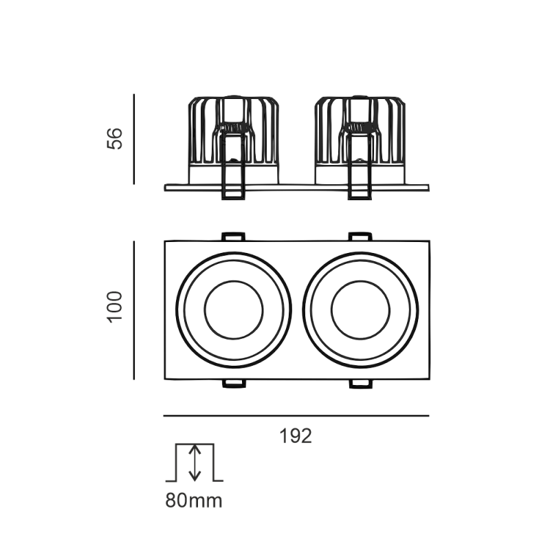 RIO F2 - schema dimensiuni